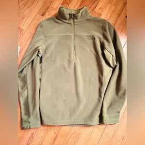 Green quarter zip fleece Columbia men’s size medium like new condition
